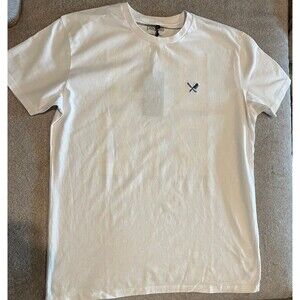 Distorted People “DST RTD” Graphic T-Shirt Men’s Large White NWOT Streetwear